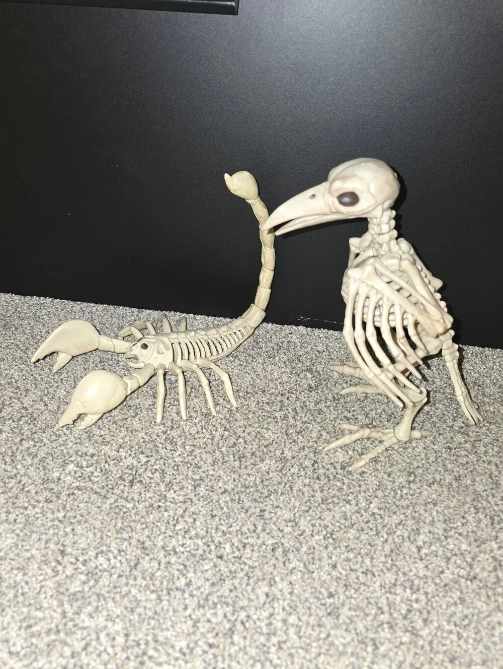 HALLOWEEN DECOR GOTHIC SKELETAL ANIMALS